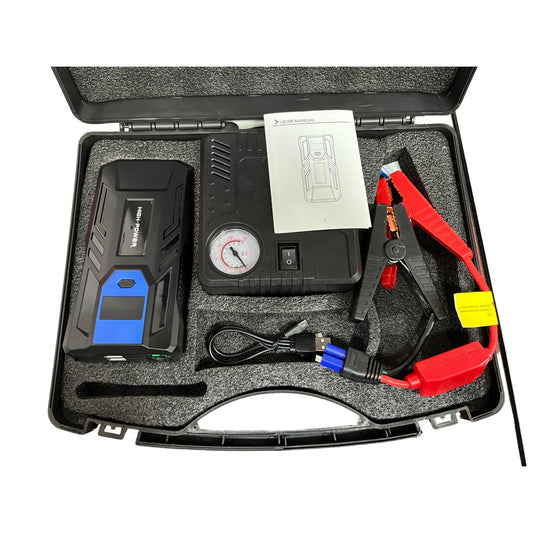 Iniciador de Batería con Compresor – Power Bank