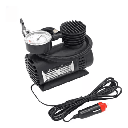 Mini Compresor de Aire Portátil 12V – 300 PSI | Para Llantas